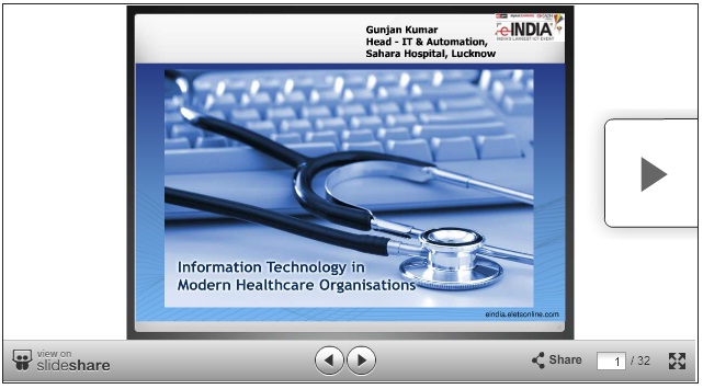 Gunjan Kumar, Head IT and Automation, Sahara Hospital