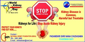 kidney banner national kidney foundation india