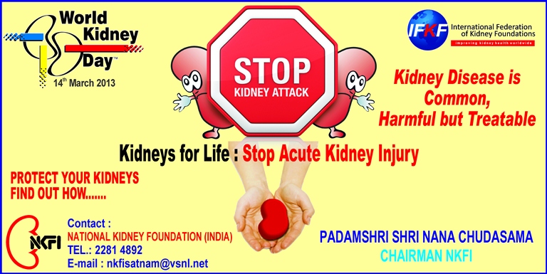 10 % adults have kidney ailment