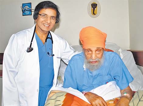 Angioplasty saves the life of 104 year old