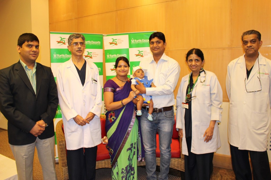 18-hour Baby Undergoes Open Heart Surgery at Fortis Escorts Heart Institute