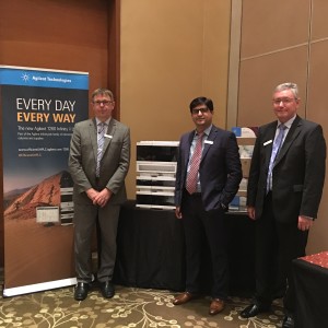 From L to R: Schulenberg-Schell, Director, Business Development “ Liquid Phase Analysis along with Mr. Bharat Bhardwaj, Country Manager, Agilent India and Mr. Martin Greiner, Senior Product Manager introducing Agilent Technologies InfinityLab Liquid Chromatography Instruments, Columns and Supplies at a press meet on July 5, 2016 in Mumbai
