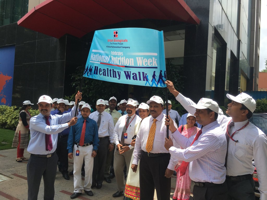 Healthy Walk Rally brings Nutrition Awareness: British Biologicals