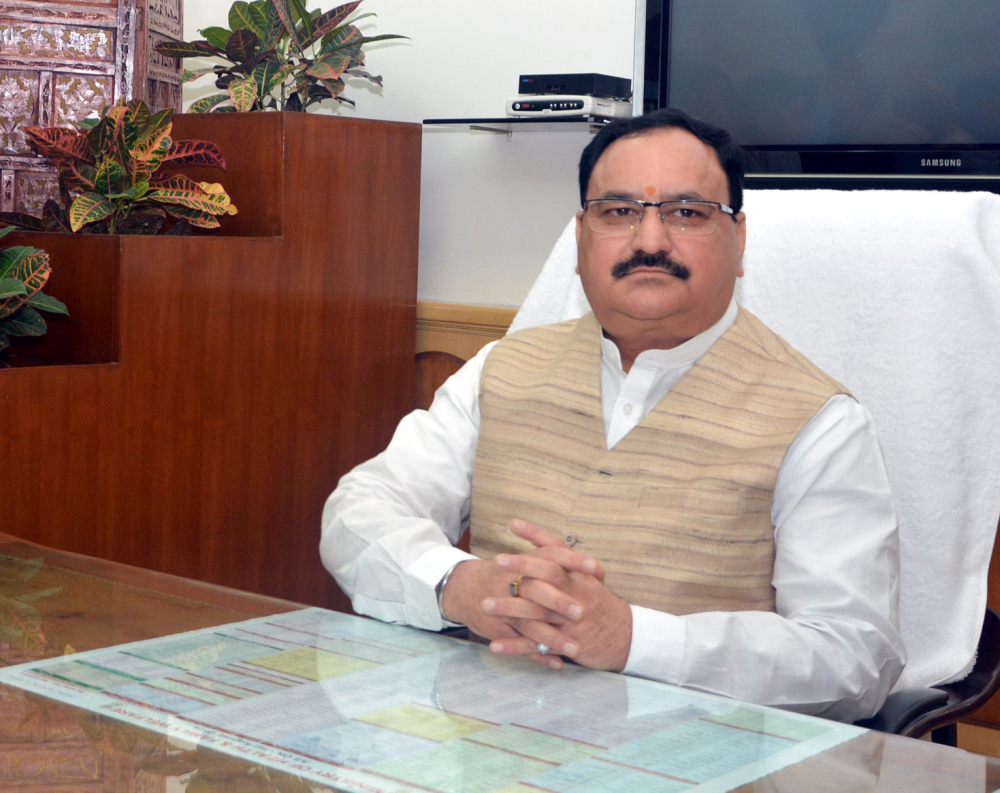 JP Nadda gets WHO award for playing crucial role in global tobacco control