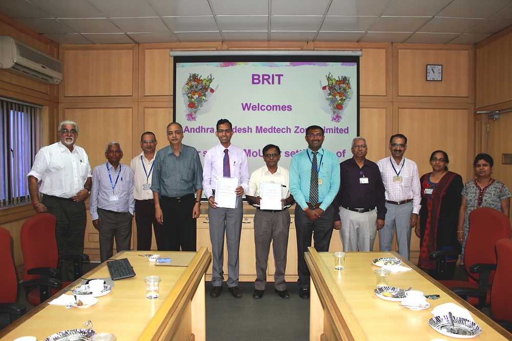 AMTZ signs MoU with BRIT for setting up radiation processing facility