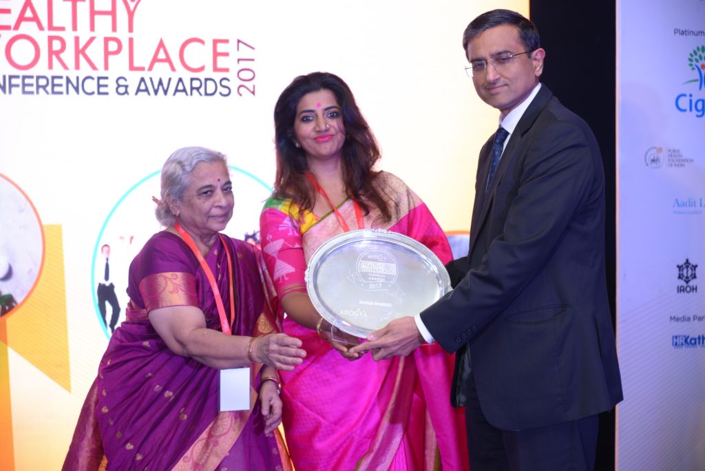 PD Hinduja Hospital recognised by Arogya World as Platinum Healthy Workplace