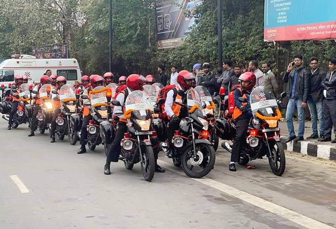 Delhi Govt launches bike ambulance service for medical emergency