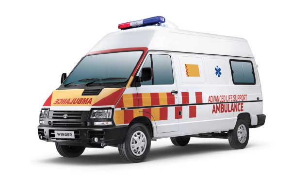Tata Winger Ambulance Facilitating Emergency Care