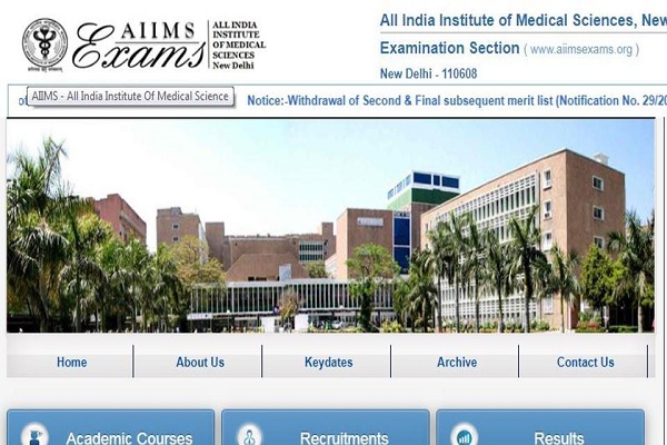 AIIMS PG Results 2020 Cut off