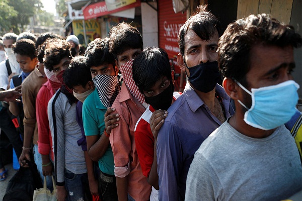 Covid-19: India’s daily cases cross 50,000 mark ; total tally 14 lakh