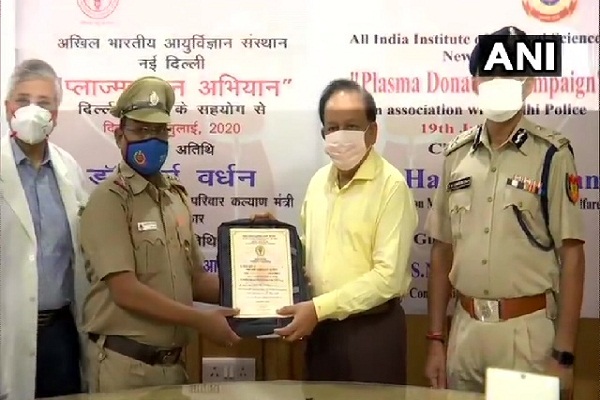 Union Health Minister launches ‘Plasma Donation Campaign’ at AIIMS