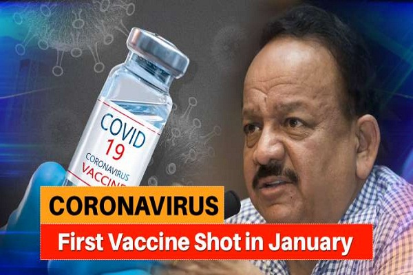 COVID-19: Vaccination could begin in January 2021, says Harsh Vardhan