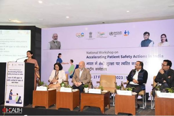 Dr Bharati Pravin Pawar inaugurates the National Workshop on Accelerating Patient Safety in India