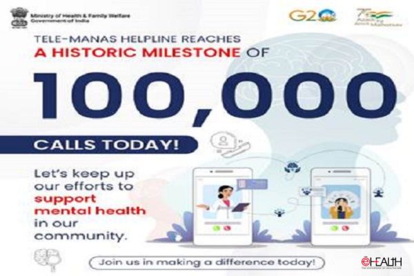 Tele-MANAS helpline receives over 1,00,000 calls for mental health assistance in India